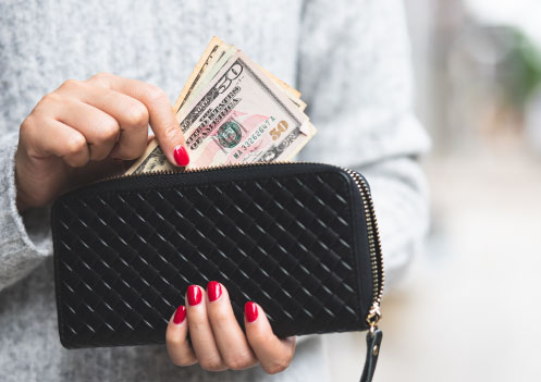 money in wallet